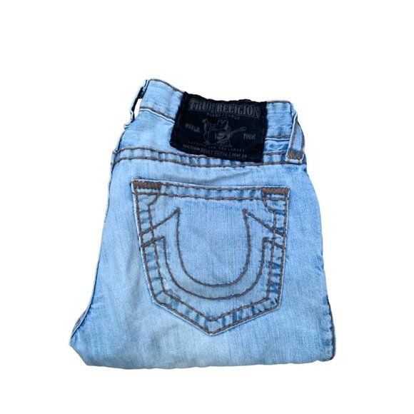Vintage True Religion Jeans Size 32 BOBBY SUPER T Blue - Picture 2 of 9